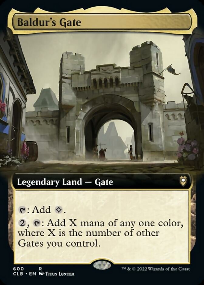 Baldur's Gate (Extended Art) [Commander Legends: Battle for Baldur's Gate] | Eastridge Sports Cards & Games