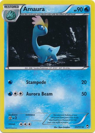 Amaura (25/111) (Cosmos Holo) [XY: Furious Fists] | Eastridge Sports Cards & Games
