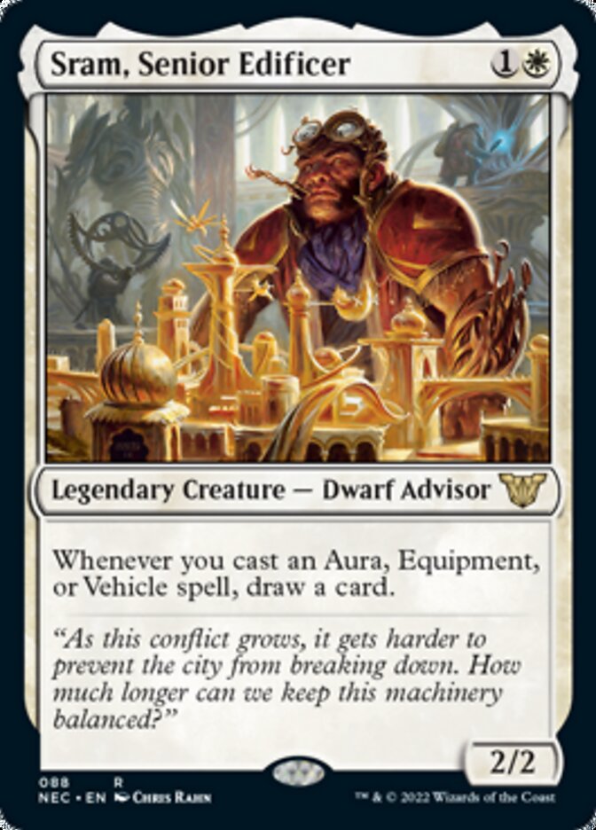 Sram, Senior Edificer [Kamigawa: Neon Dynasty Commander] | Eastridge Sports Cards & Games