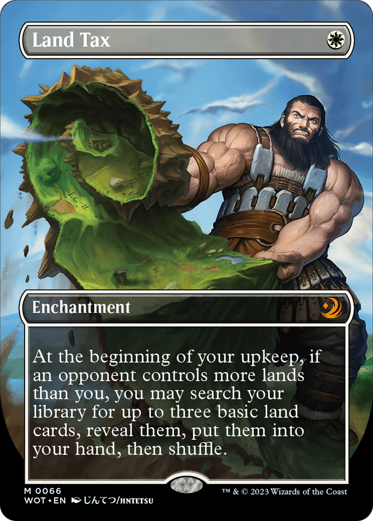Land Tax (Anime Borderless) [Wilds of Eldraine: Enchanting Tales] | Eastridge Sports Cards & Games