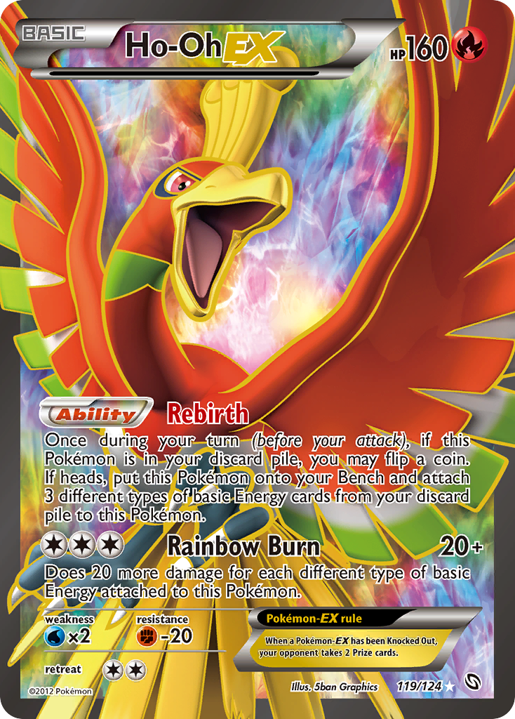 Ho-Oh EX (119/124) [Black & White: Dragons Exalted] | Eastridge Sports Cards & Games