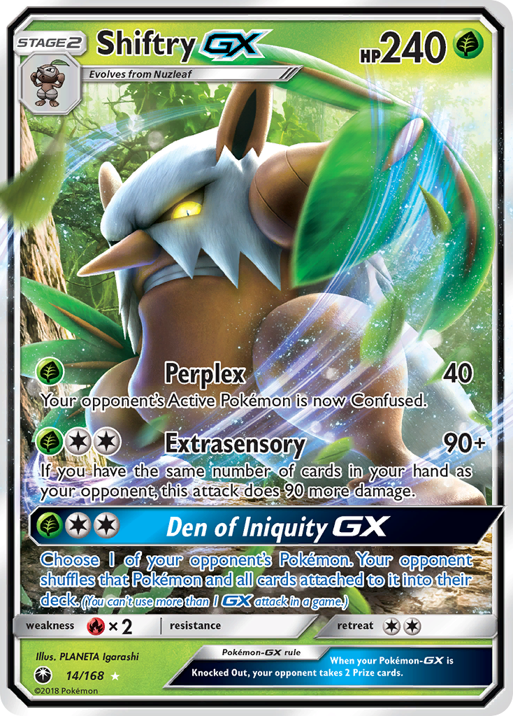 Shiftry GX (14/168) [Sun & Moon: Celestial Storm] | Eastridge Sports Cards & Games