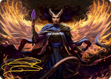 Farideh, Devil's Chosen Art Card (Gold-Stamped Signature) [Dungeons & Dragons: Adventures in the Forgotten Realms Art Series] | Eastridge Sports Cards & Games