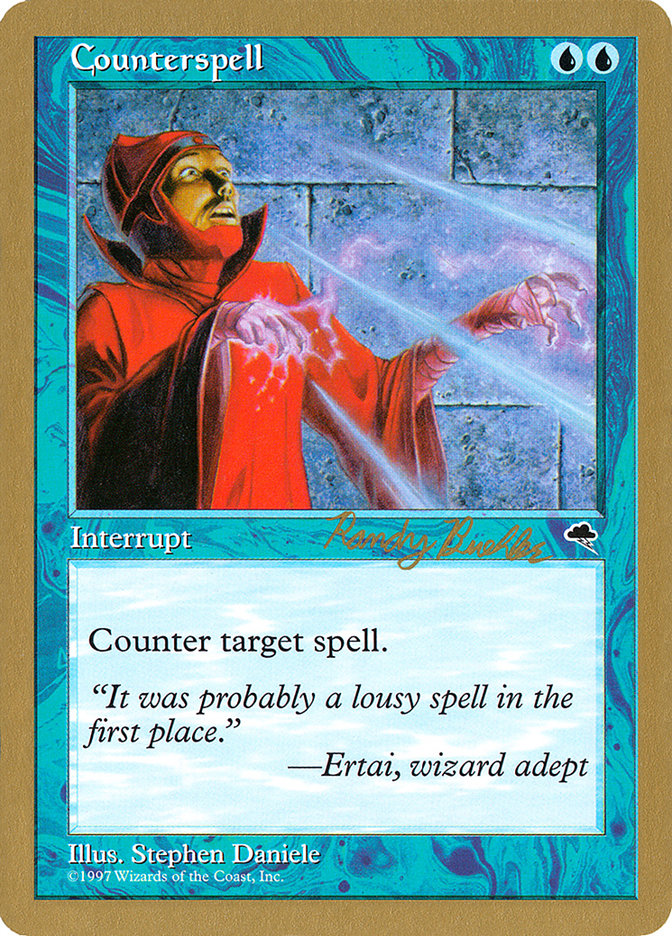 Counterspell (Randy Buehler) [World Championship Decks 1998] | Eastridge Sports Cards & Games