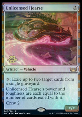 Unlicensed Hearse [Streets of New Capenna Prerelease Promos] | Eastridge Sports Cards & Games