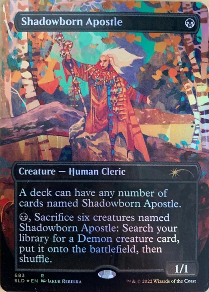 Shadowborn Apostle (Borderless) (683) [Secret Lair Drop Promos] | Eastridge Sports Cards & Games