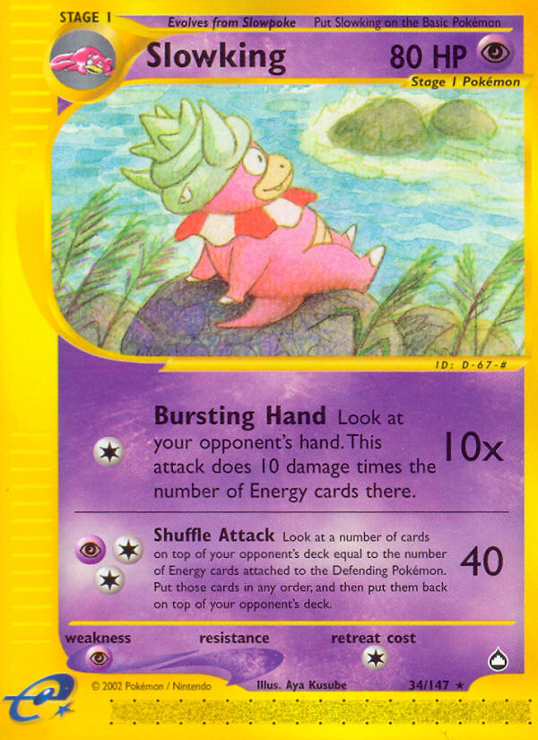 Slowking (34/147) [Aquapolis] | Eastridge Sports Cards & Games