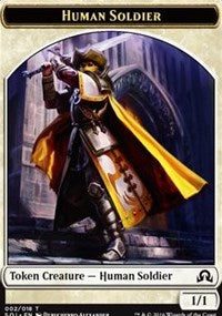 Human Soldier Token [Shadows over Innistrad Tokens]