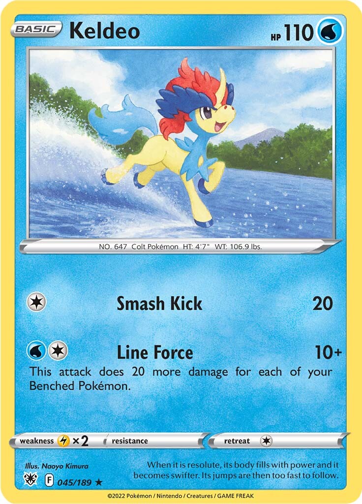 Keldeo (045/189) [Sword & Shield: Astral Radiance] | Eastridge Sports Cards & Games