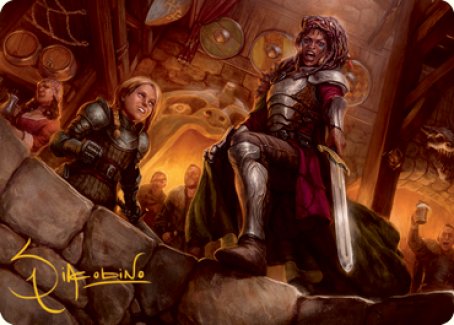 Veteran Dungeoneer Art Card (Gold-Stamped Signature) [Dungeons & Dragons: Adventures in the Forgotten Realms Art Series] | Eastridge Sports Cards & Games