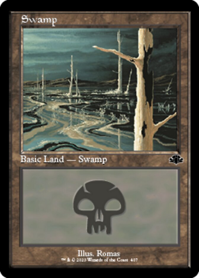 Swamp (407) (Retro) [Dominaria Remastered] | Eastridge Sports Cards & Games