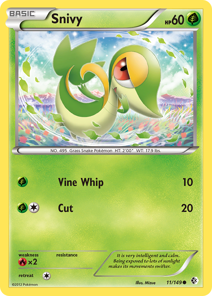 Snivy (11/149) [Black & White: Boundaries Crossed] | Eastridge Sports Cards & Games