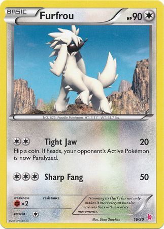 Furfrou (16/30) [XY: Trainer Kit - Sylveon] | Eastridge Sports Cards & Games