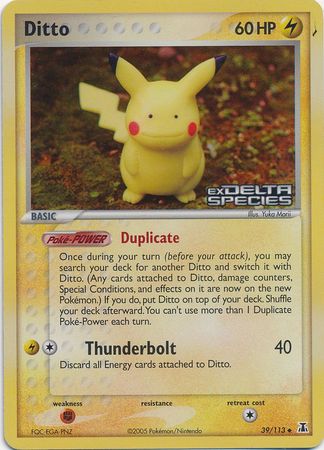 Ditto (39/113) (Stamped) [EX: Delta Species] | Eastridge Sports Cards & Games