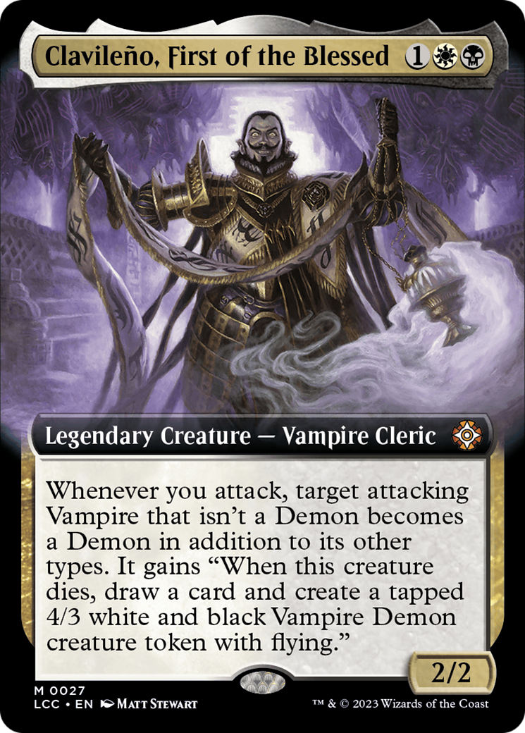 Clavileno, First of the Blessed (Extended Art) [The Lost Caverns of Ixalan Commander] | Eastridge Sports Cards & Games
