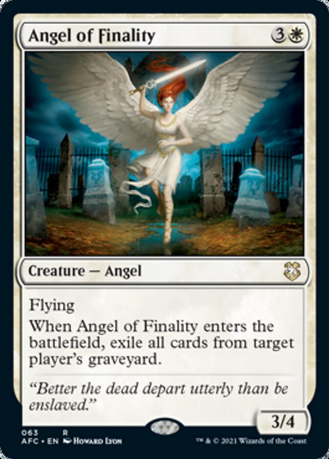 Angel of Finality [Dungeons & Dragons: Adventures in the Forgotten Realms Commander] | Eastridge Sports Cards & Games