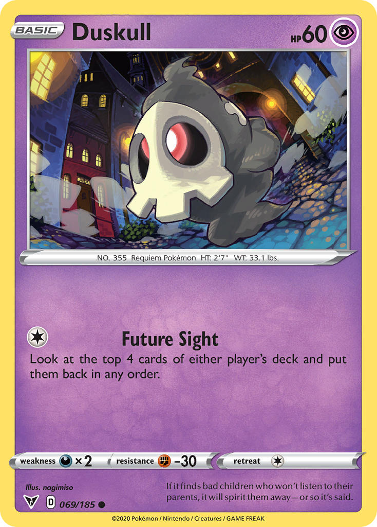 Duskull (069/185) [Sword & Shield: Vivid Voltage] | Eastridge Sports Cards & Games