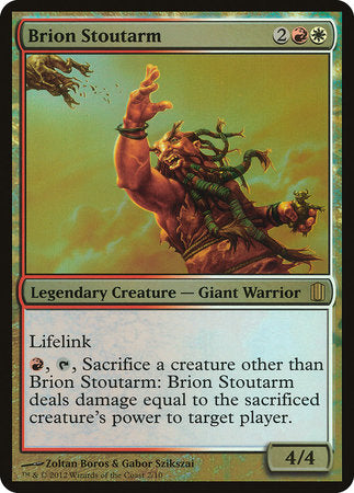 Brion Stoutarm (Commander's Arsenal) [Commander's Arsenal Oversized] | Eastridge Sports Cards & Games