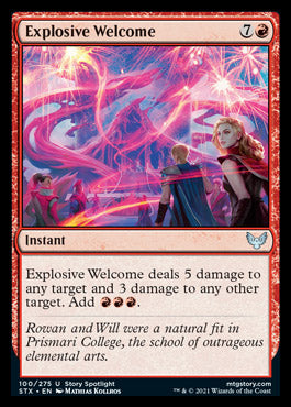 Explosive Welcome [Strixhaven: School of Mages] | Eastridge Sports Cards & Games