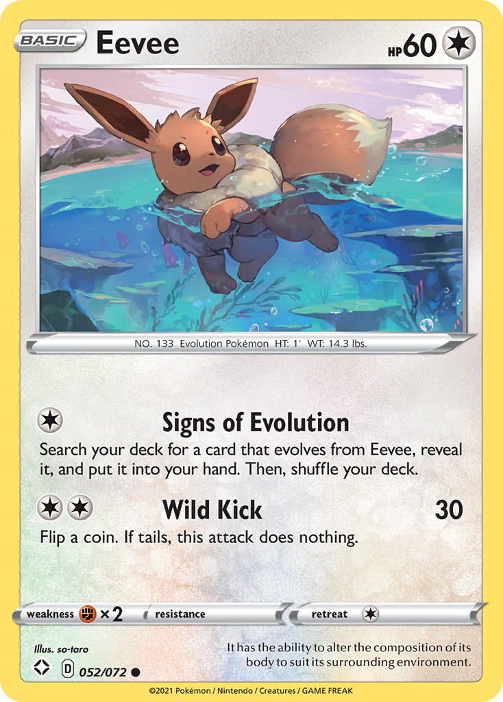 Eevee (052/072) [Sword & Shield: Shining Fates] | Eastridge Sports Cards & Games