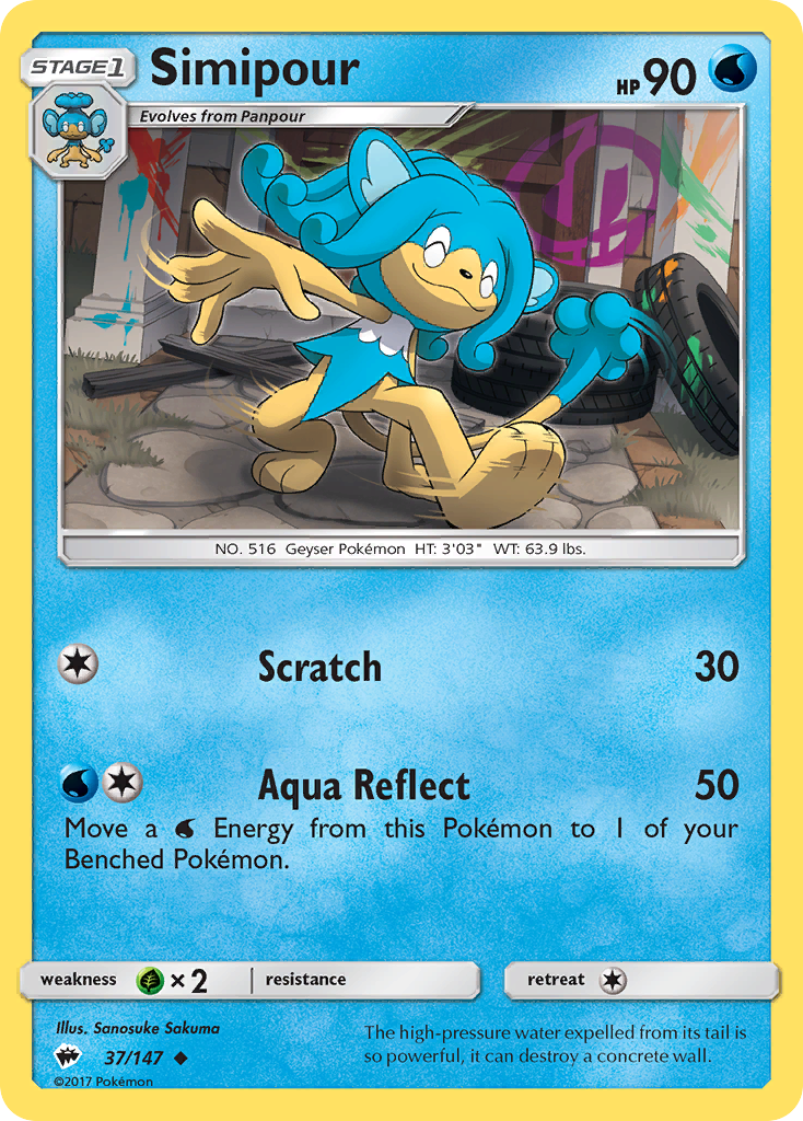 Simipour (37/147) [Sun & Moon: Burning Shadows] | Eastridge Sports Cards & Games