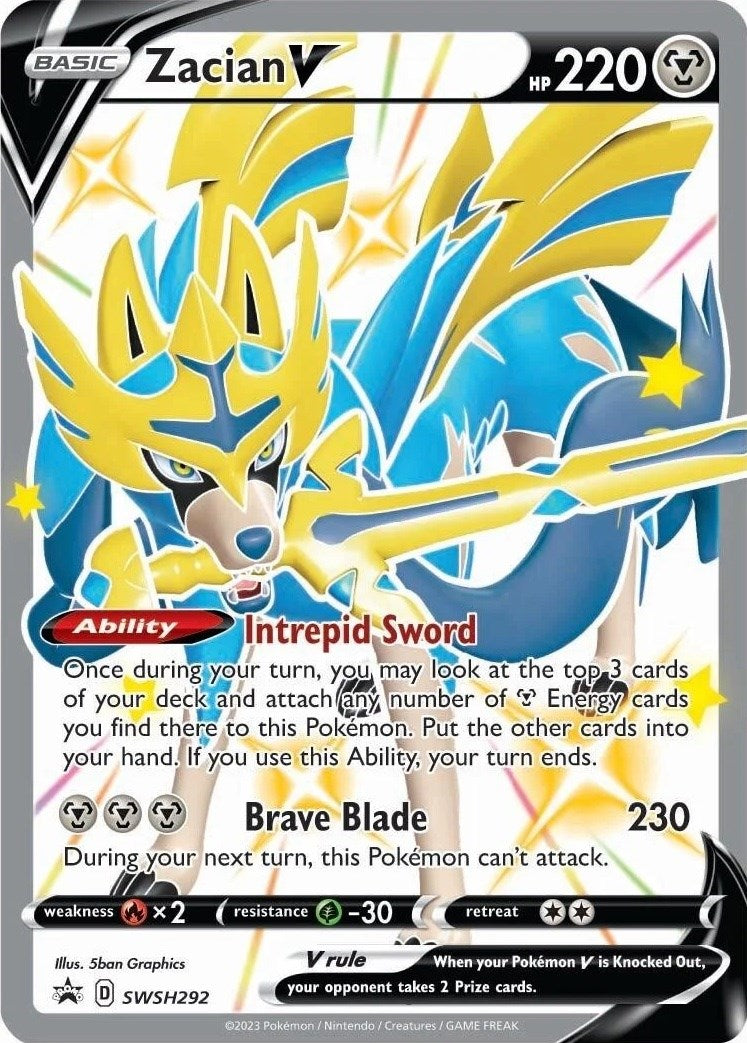 Zacian V (SWSH292) [Sword & Shield: Black Star Promos] | Eastridge Sports Cards & Games