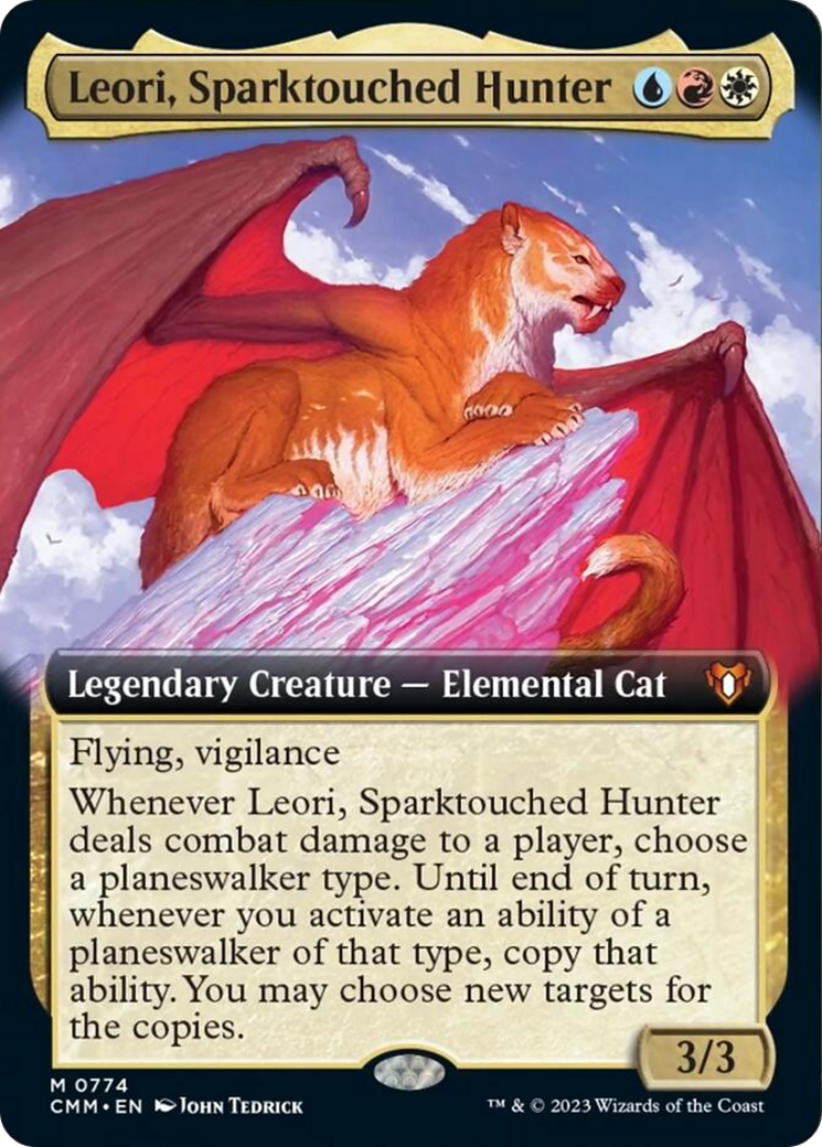 Leori, Sparktouched Hunter (Extended Art) [Commander Masters] | Eastridge Sports Cards & Games