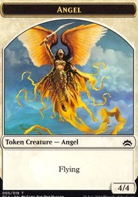 Angel // Saproling Double-sided Token [Planechase Anthology Tokens] | Eastridge Sports Cards & Games