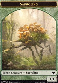 Saproling // Goblin Double-sided Token [Planechase Anthology Tokens] | Eastridge Sports Cards & Games