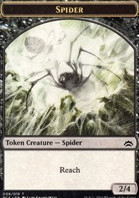 Spider // Saproling Double-sided Token [Planechase Anthology Tokens] | Eastridge Sports Cards & Games