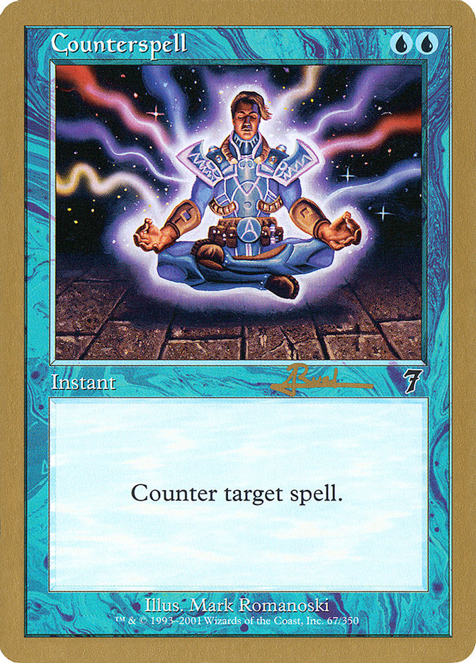 Counterspell (Antoine Ruel) (7ED) [World Championship Decks 2001] | Eastridge Sports Cards & Games