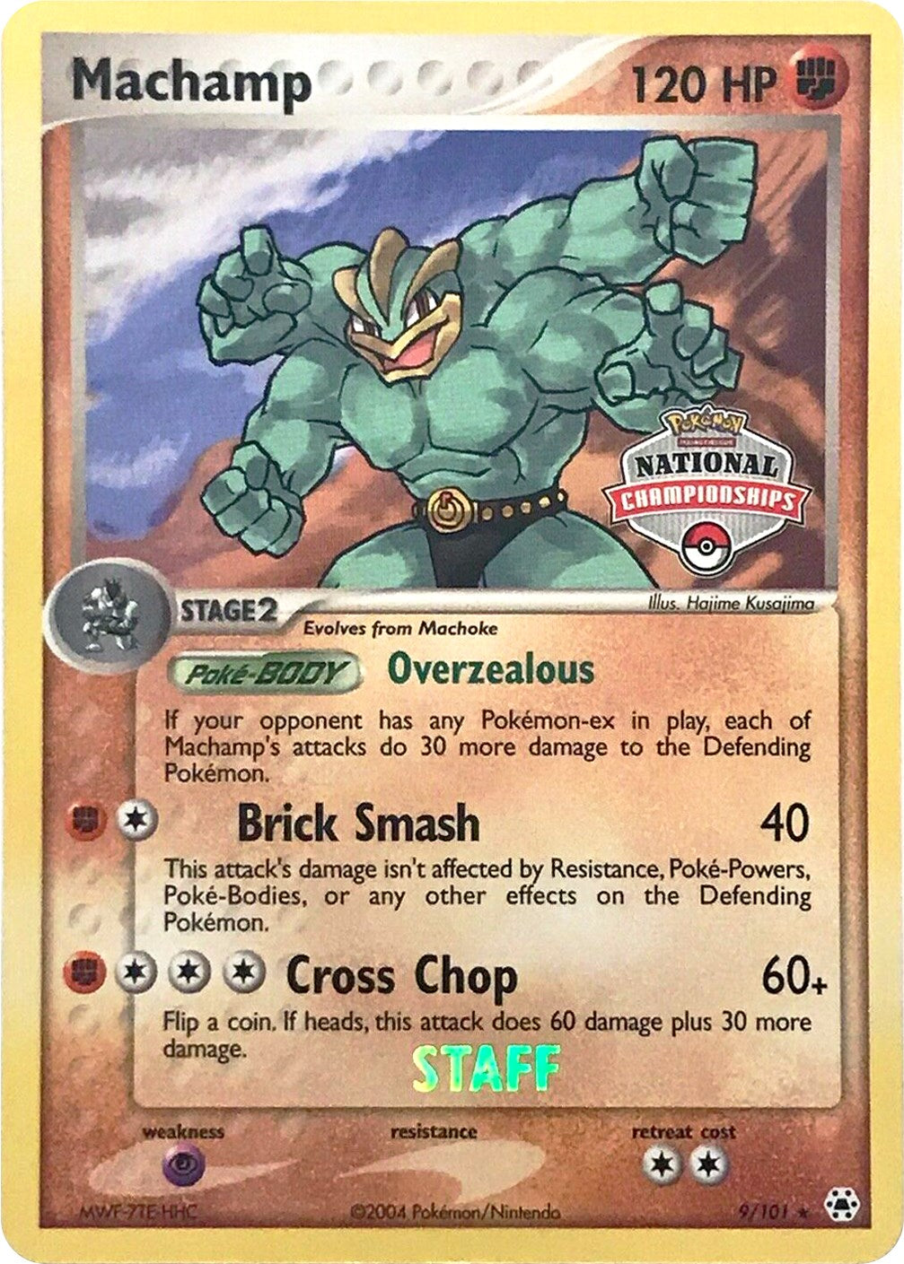 Machamp (9/101) (National Championships Promo) (Staff) [EX: Hidden Legends] | Eastridge Sports Cards & Games