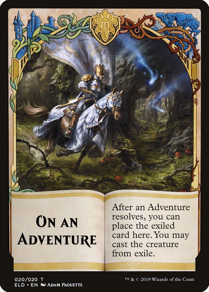 On an Adventure [Throne of Eldraine Tokens] | Eastridge Sports Cards & Games