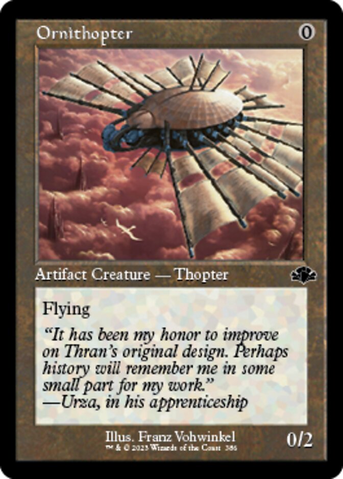 Ornithopter (Retro) [Dominaria Remastered] | Eastridge Sports Cards & Games