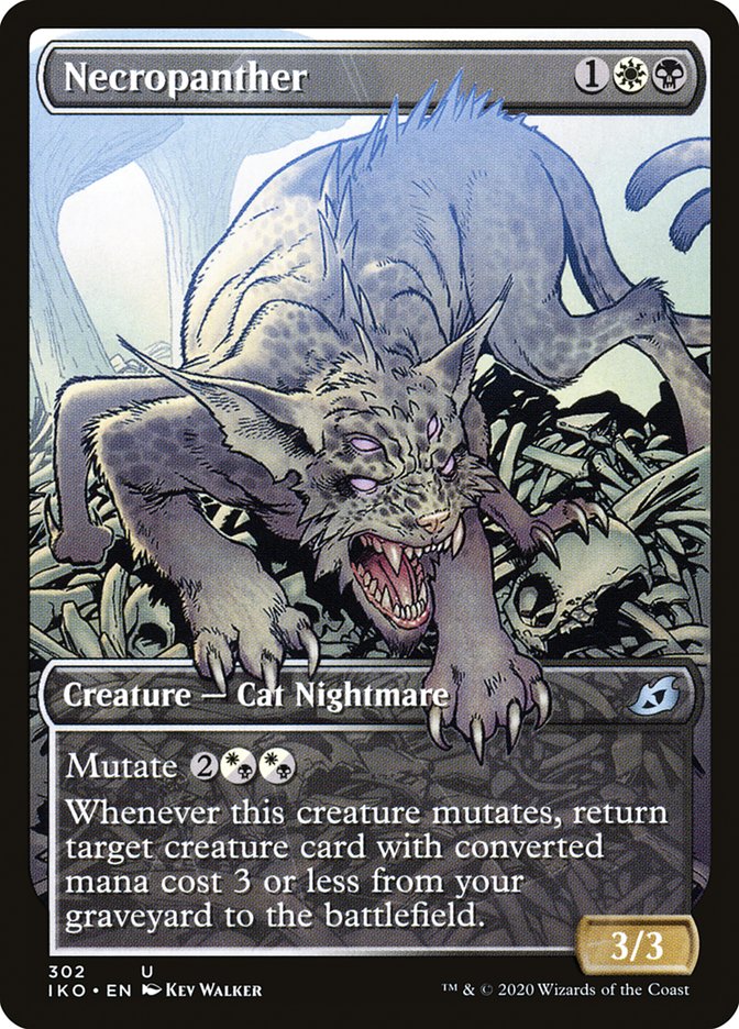 Necropanther (Showcase) [Ikoria: Lair of Behemoths] | Eastridge Sports Cards & Games