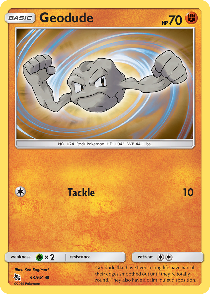 Geodude (33/68) [Sun & Moon: Hidden Fates] | Eastridge Sports Cards & Games