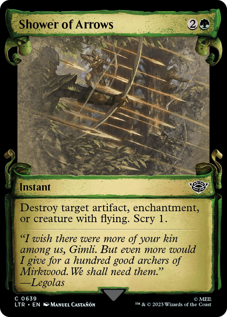 Shower of Arrows [The Lord of the Rings: Tales of Middle-Earth Showcase Scrolls] | Eastridge Sports Cards & Games