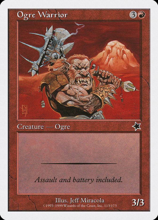 Ogre Warrior [Starter 1999] | Eastridge Sports Cards & Games