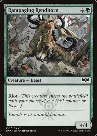 Rampaging Rendhorn [Ravnica Allegiance] | Eastridge Sports Cards & Games