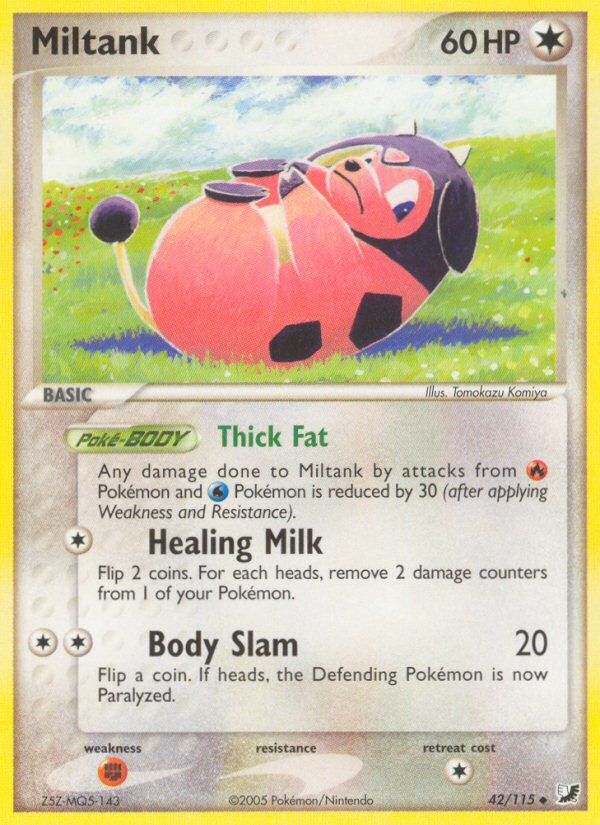 Miltank (42/115) [EX: Unseen Forces] | Eastridge Sports Cards & Games