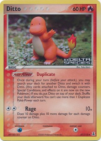 Ditto (37/113) (Stamped) [EX: Delta Species] | Eastridge Sports Cards & Games