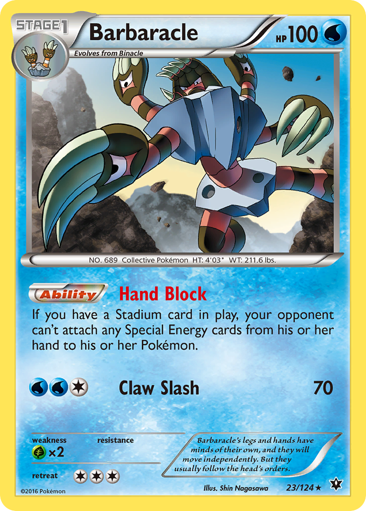 Barbaracle (23/124) [XY: Fates Collide] | Eastridge Sports Cards & Games
