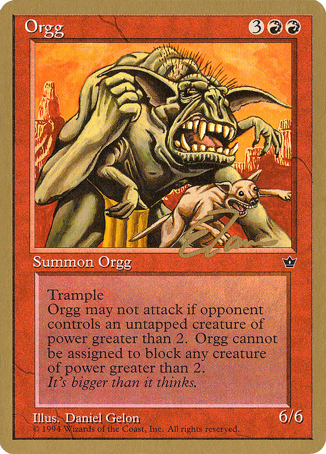 Orgg (Eric Tam) [Pro Tour Collector Set] | Eastridge Sports Cards & Games