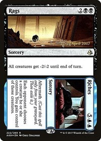Rags // Riches [Amonkhet Promos] | Eastridge Sports Cards & Games