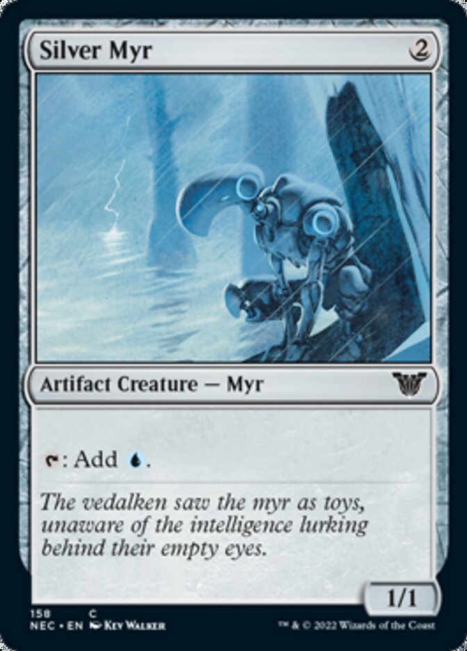 Silver Myr [Kamigawa: Neon Dynasty Commander] | Eastridge Sports Cards & Games