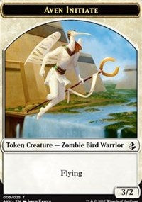 Aven Initiate Token [Amonkhet Tokens] | Eastridge Sports Cards & Games