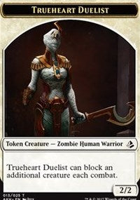 Trueheart Duelist Token [Amonkhet Tokens]