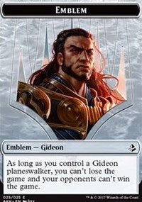 Emblem - Gideon of the Trials // Zombie Token [Amonkhet] | Eastridge Sports Cards & Games