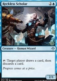 Reckless Scholar [Archenemy: Nicol Bolas]