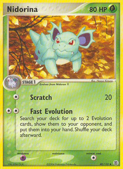 Nidorina (40/112) [EX: FireRed & LeafGreen] | Eastridge Sports Cards & Games
